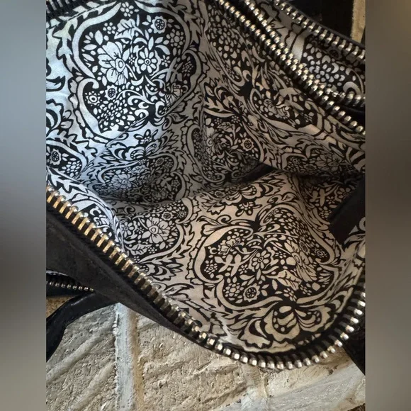 HOBO Black Leather Hobo Bag - Picture 11 of 12